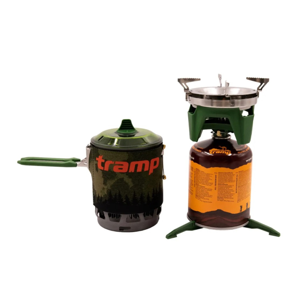 Горелка Tramp система для приготовление пищи 1,0 л (TRG-115-olive) изображение 2