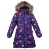 Пальто детское Huppa PARISH 12470055 лилoвый с принтом 116 (4741468686530)