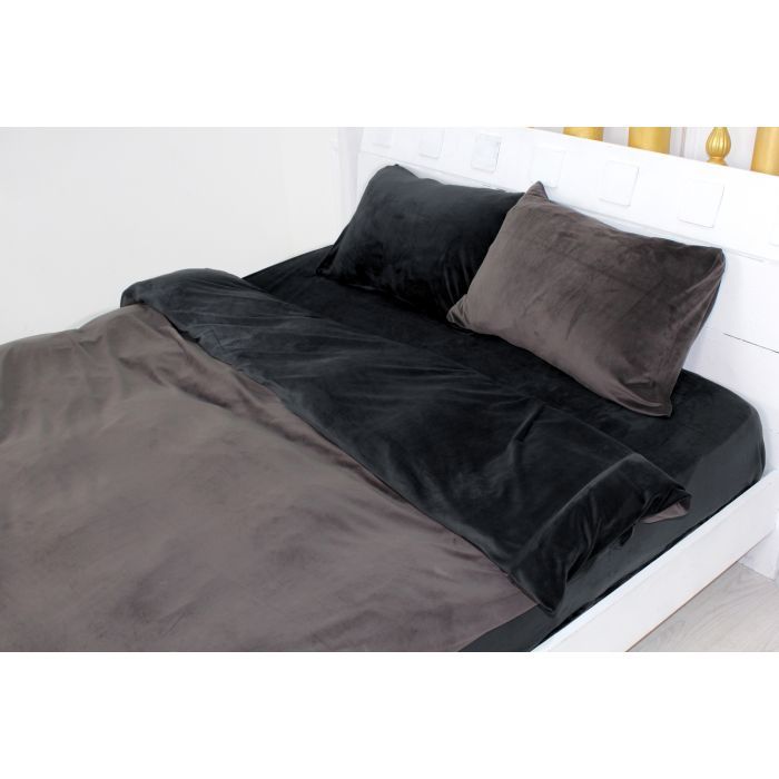 Постельное белье MirSon Велюр Winter Frost 28-0007 + 28-0003 Rhodies Velvet 2х160х220 (2200004009865) изображение 3