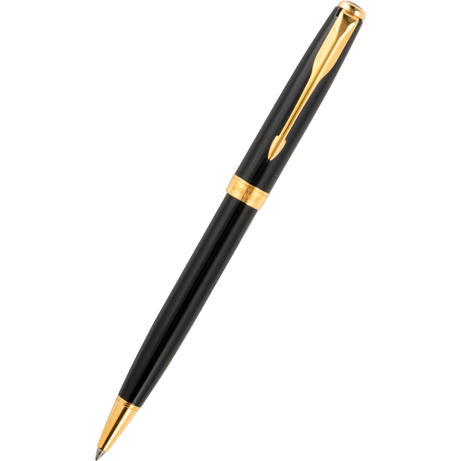 Ручка шариковая Parker P РШ Sonnet K30 GT черный лак (K30 GT) изображение 2