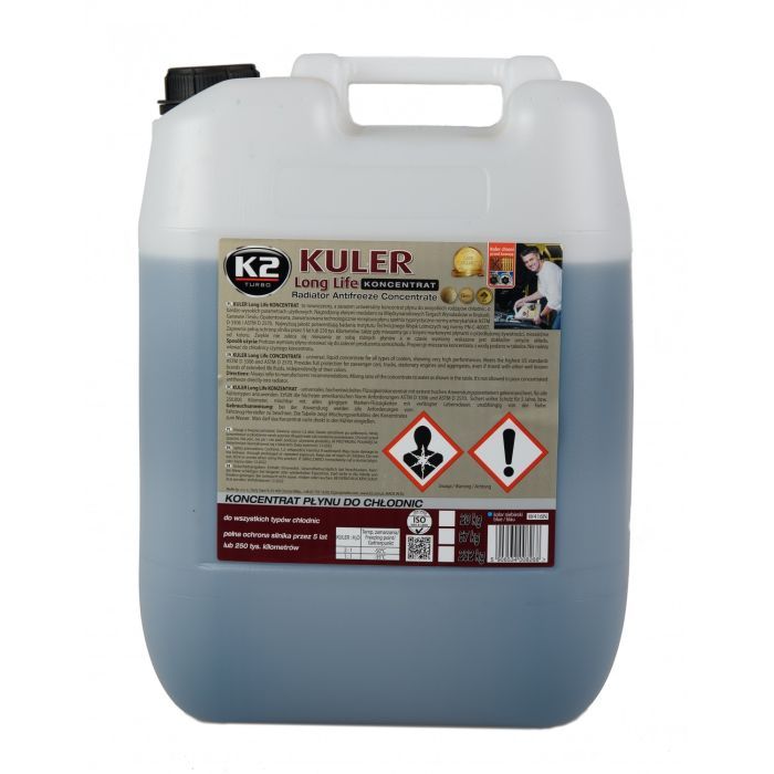 Антифриз K2 KULER KONC. 20кг BLUE (W416N) изображение 3