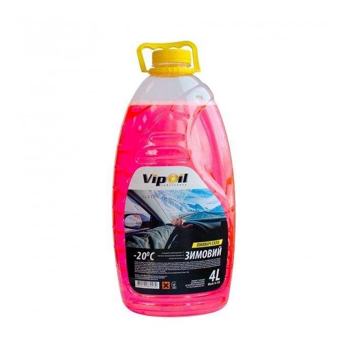 Омыватель автомобильный VIPOIL -20 bubble gum 4л (0340349)