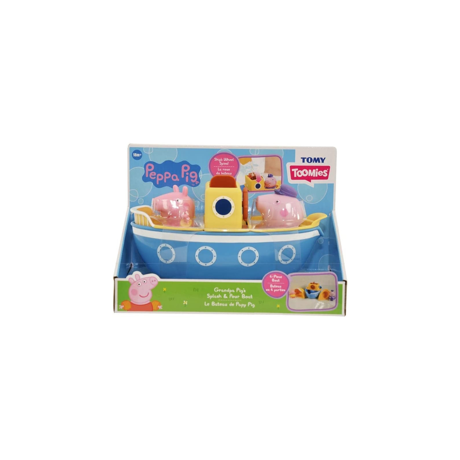 Іграшка для ванної Tomy Веселощі з корабликом Пеппи (T73414) зображення 7