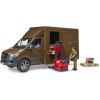 Спецтехніка Bruder автомобіль MB Sprinter кур'єр UPS з фігуркою та аксесуарами (02678) зображення 4