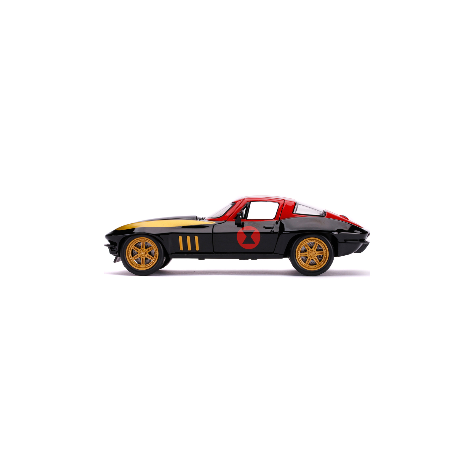 Машина Jada металлическая Марвел Мстители Chevrolet Corvette (1966) + фигурка Черной вдовы 1:24 (253225014) изображение 10