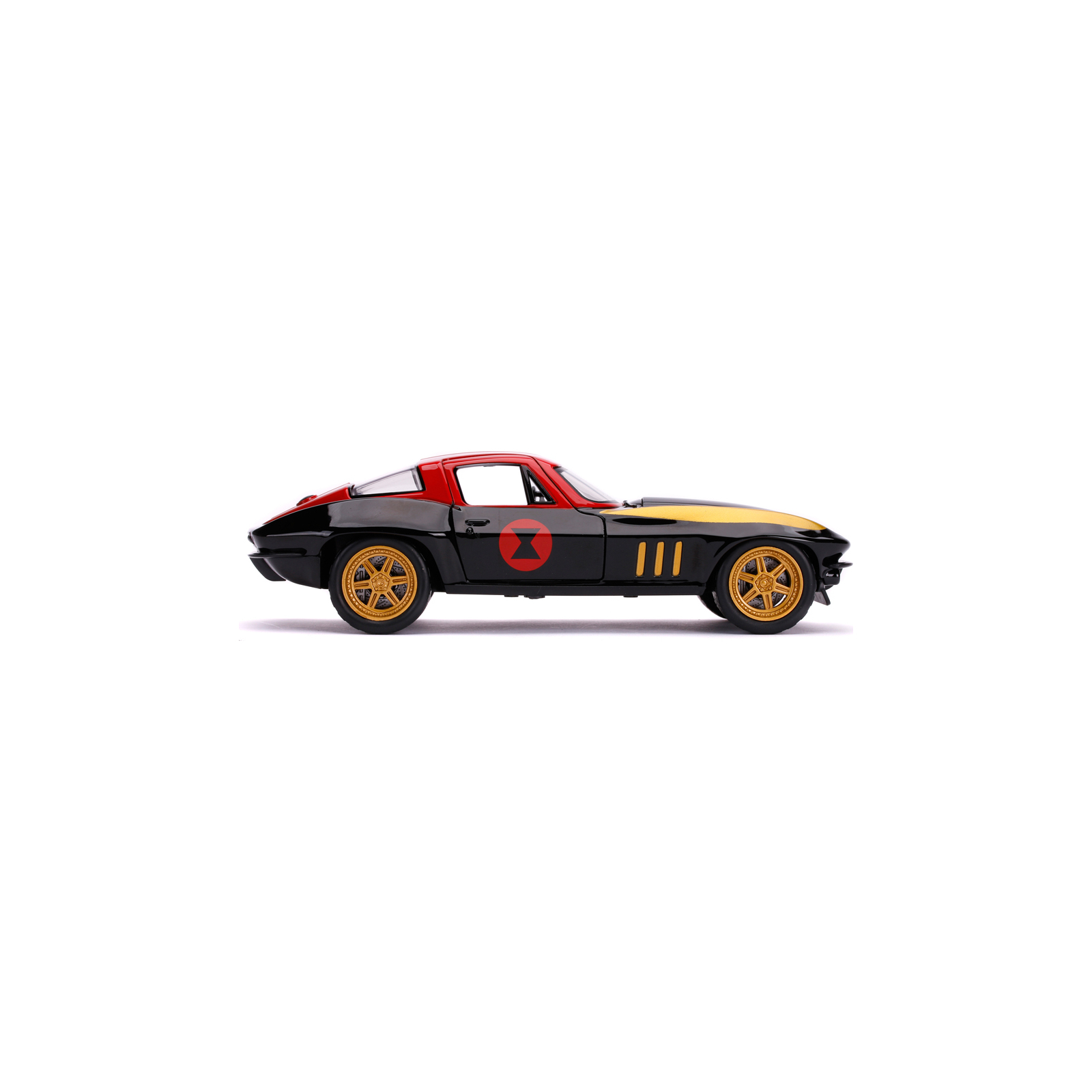 Машина Jada металлическая Марвел Мстители Chevrolet Corvette (1966) + фигурка Черной вдовы 1:24 (253225014) изображение 12