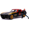 Машина Jada металлическая Марвел Мстители Chevrolet Corvette (1966) + фигурка Черной вдовы 1:24 (253225014) изображение 2