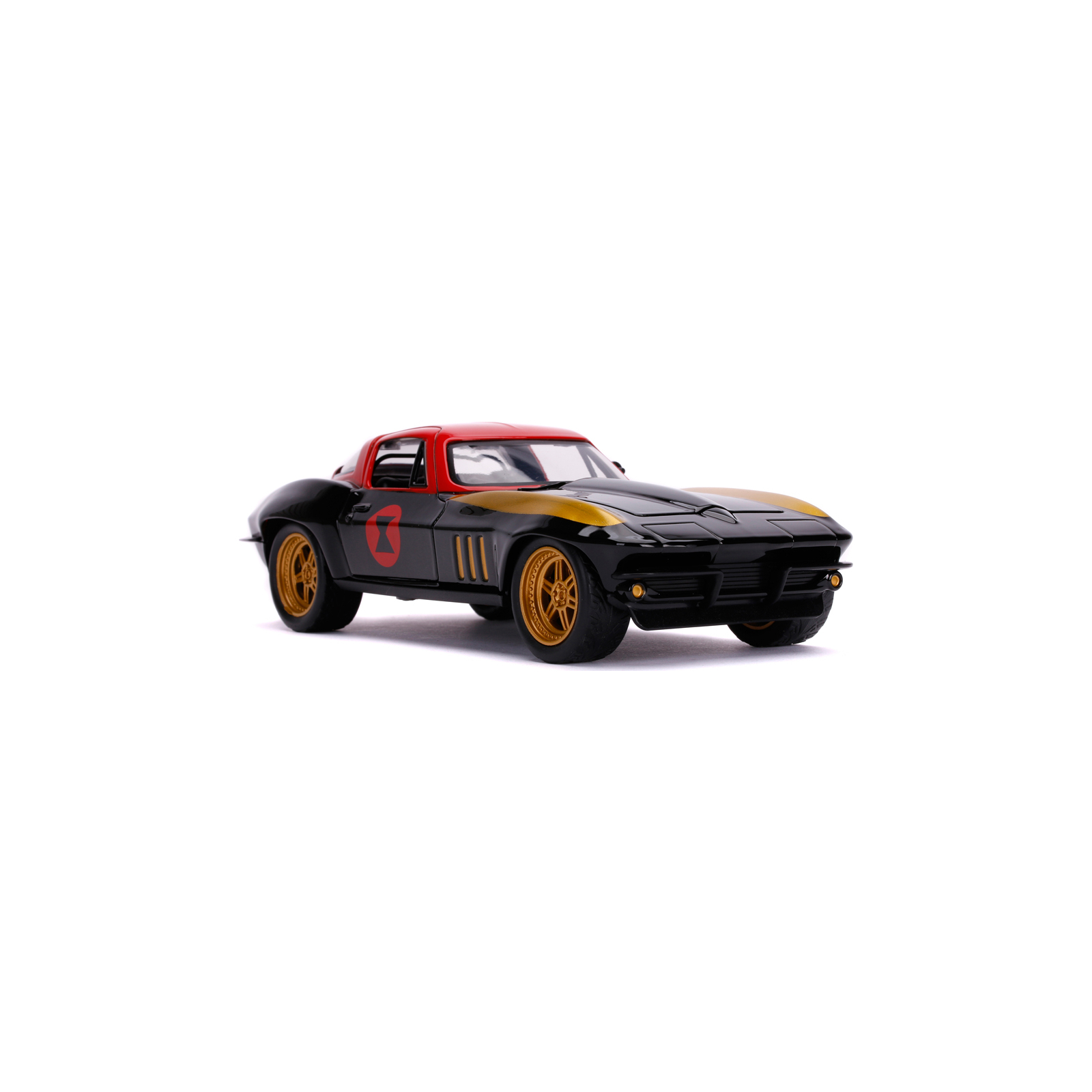 Машина Jada металлическая Марвел Мстители Chevrolet Corvette (1966) + фигурка Черной вдовы 1:24 (253225014) изображение 8