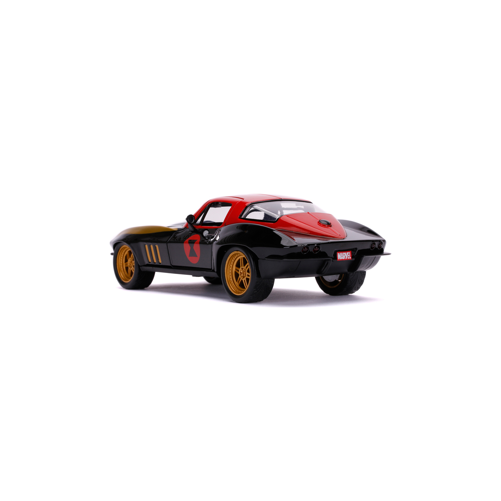 Машина Jada металлическая Марвел Мстители Chevrolet Corvette (1966) + фигурка Черной вдовы 1:24 (253225014) изображение 9