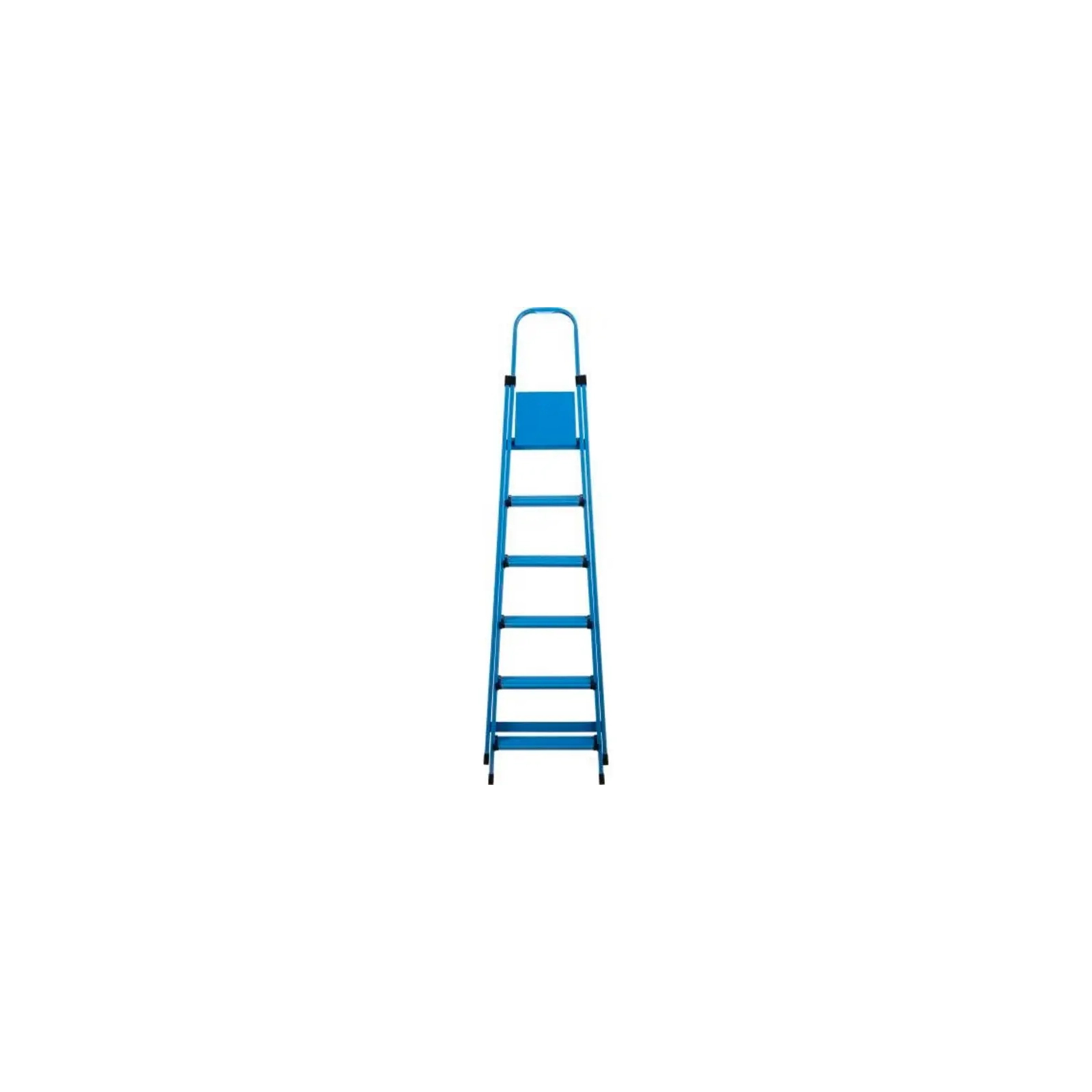 Лестница Work's стремянка металлическая - 409 (9 ст., синяя) (63276) изображение 3
