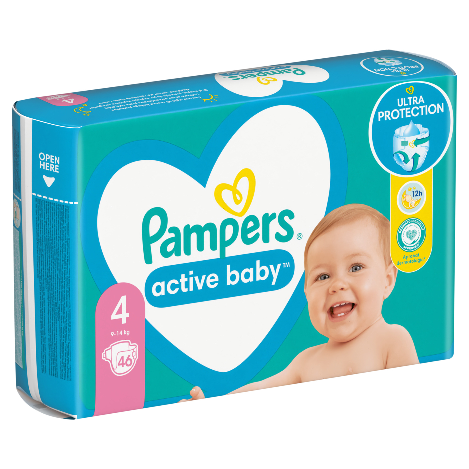 Подгузники Pampers Active Baby Maxi Размер 4 (9-14 кг) 76 шт (8001090949615) изображение 3