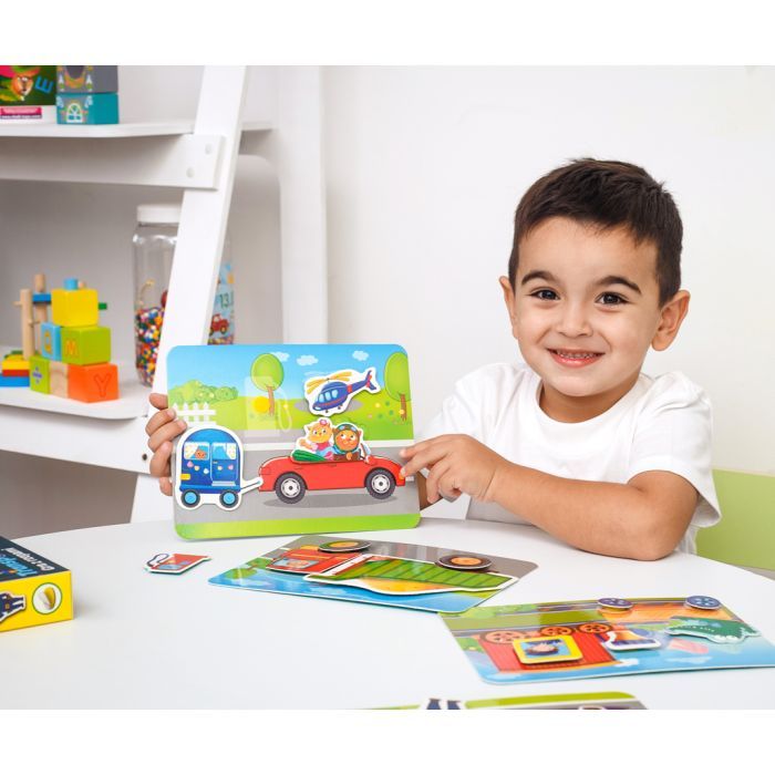 Развивающая игрушка Vladi Toys Игра с липучками Транспорт (укр) (VT1302-28) изображение 5