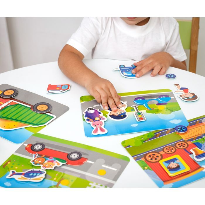 Развивающая игрушка Vladi Toys Игра с липучками Транспорт (укр) (VT1302-28) изображение 6