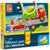 Развивающая игрушка Vladi Toys Игра с липучками Транспорт (укр) (VT1302-28)