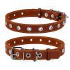 Нашийник для тварин Collar безрозмірний 35 мм 69 см (коричневий) (02956)