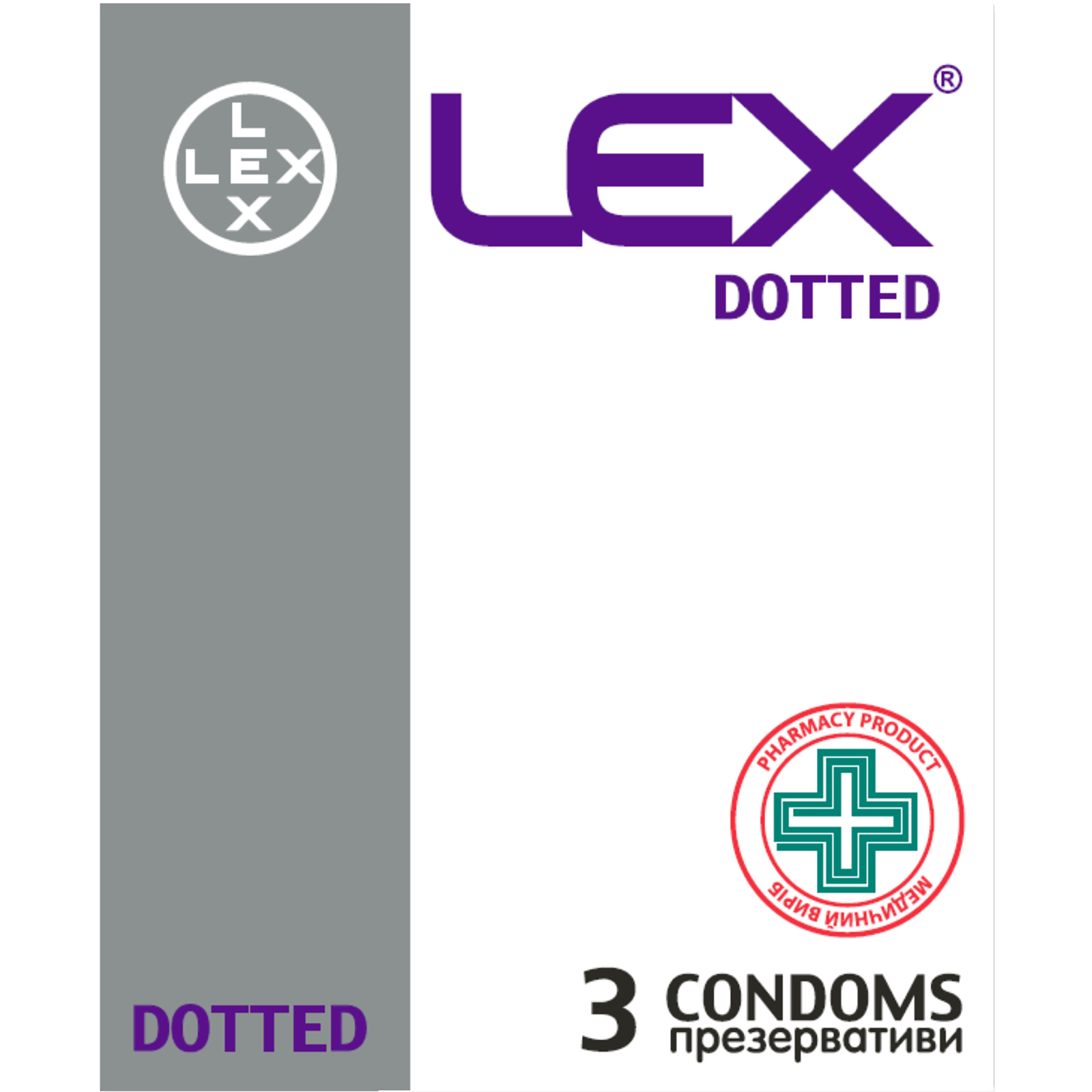 Презервативы Lex Condoms Dotted 12 шт. (4820144771996)