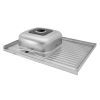 Мойка кухонная Kroner Dekor-6080L 06160 (CV022814) изображение 5