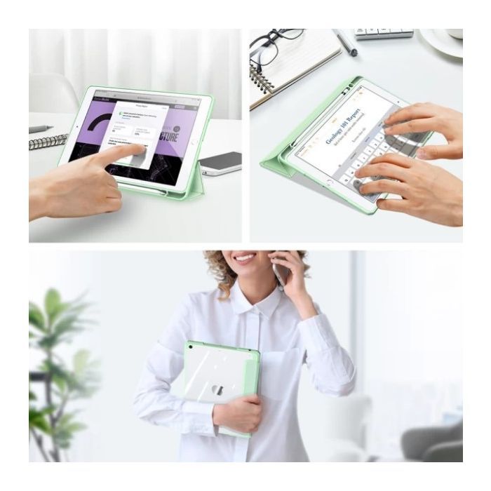 Чехол для планшета BeCover Soft Edge Lenovo Tab M10 Plus TB-125F (3rd Gen)/K10 Pro TB-226 10.61" Green (708333) изображение 3