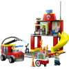 Конструктор LEGO City Пожарное депо и пожарная машина 153 детали (60375) изображение 2
