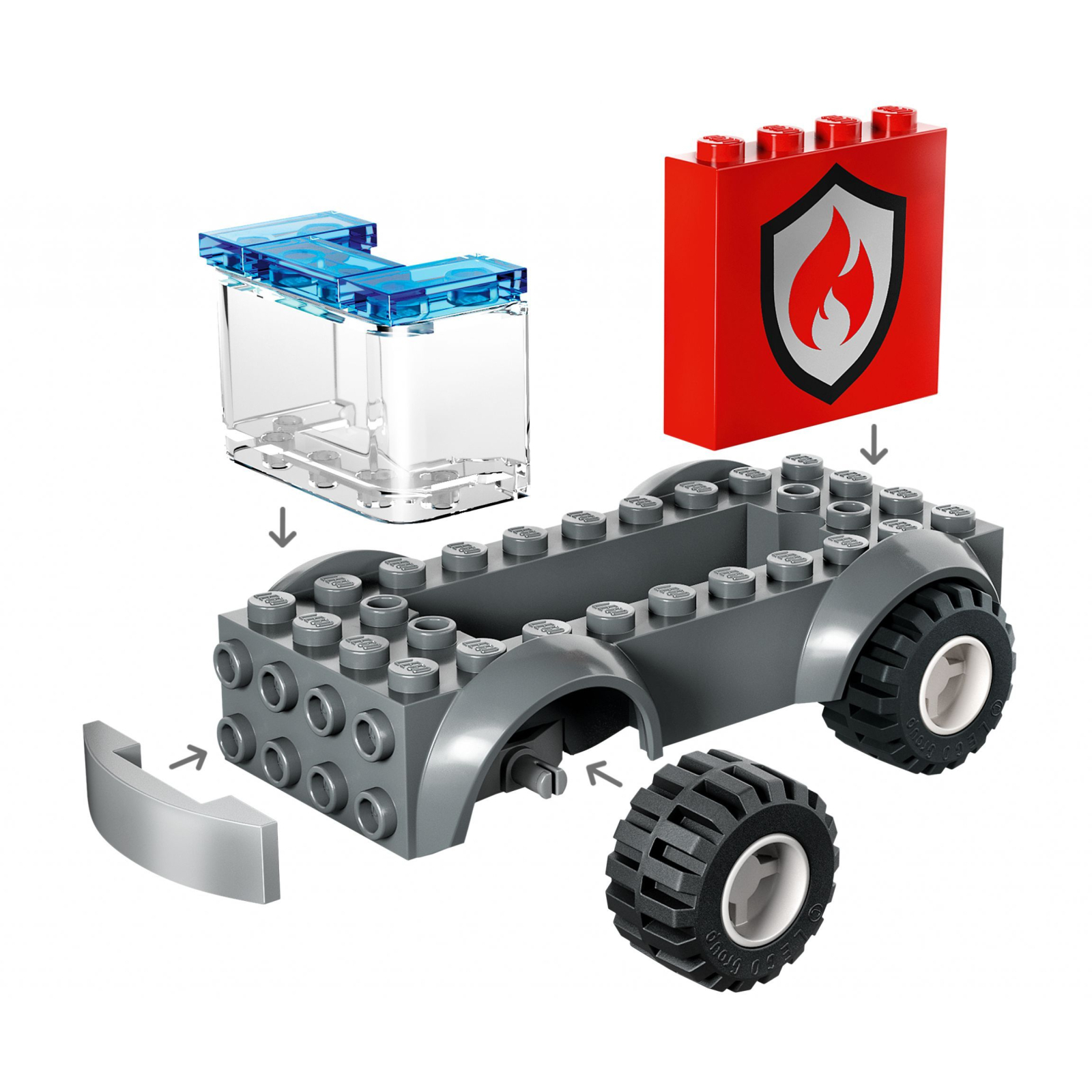 Конструктор LEGO City Пожарное депо и пожарная машина 153 детали (60375) изображение 5