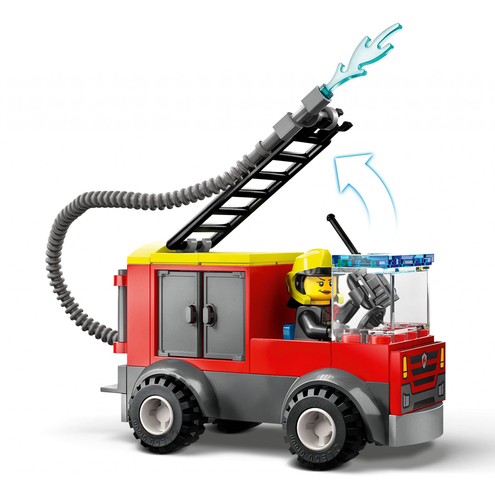 Конструктор LEGO City Пожарное депо и пожарная машина 153 детали (60375) изображение 8