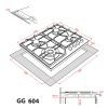 Варочна поверхня Weilor GG 604 BL зображення 12