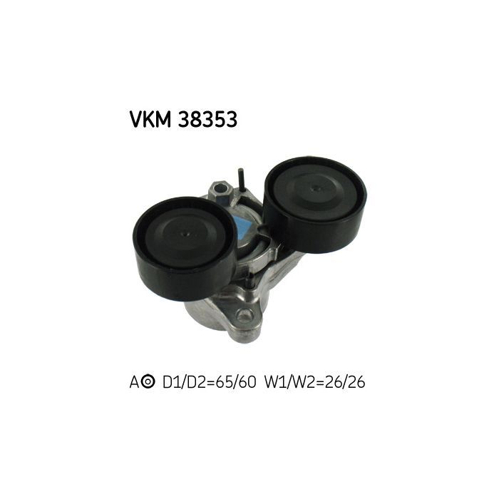 Ролик натягувача ременя SKF VKM 38353