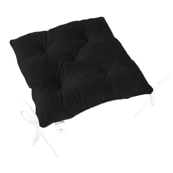 Подушка на стул MirSon 28-0007 Black Velvet 40х40 см (2200006185918)