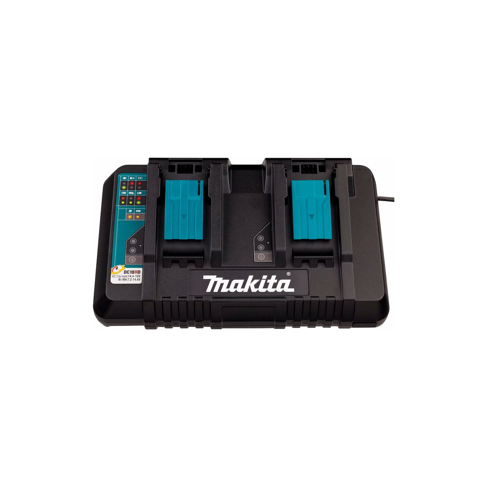 Набір акумулятор + зарядний пристрій Makita LXT BL1860B x 4шт (18В, 6Ah) + DC18RD, кейс Makpac 3 (198091-4) зображення 3