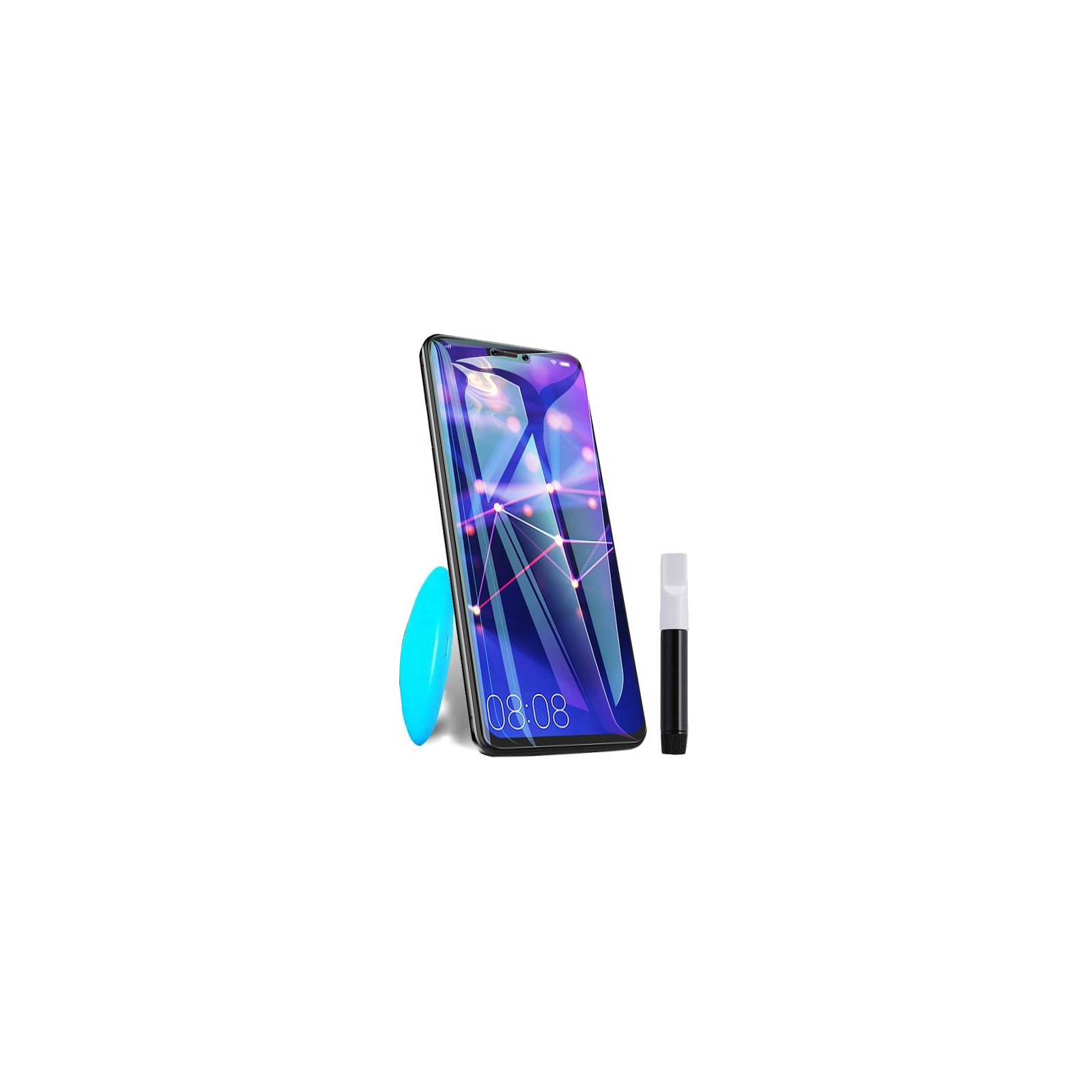 Стекло защитное PowerPlant Samsung Galaxy Note 10 (liquid glue + UF-lamp) (GL607693)