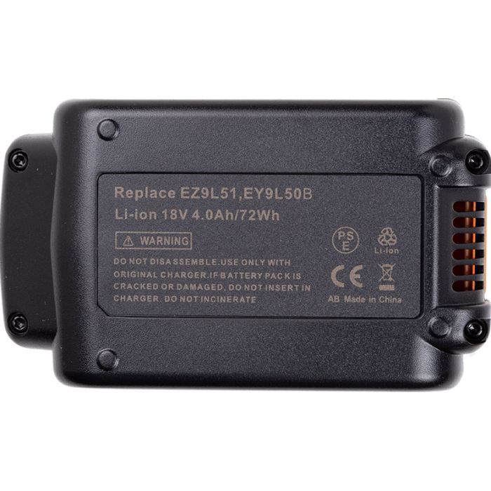 Аккумулятор к электроинструменту PowerPlant для PANASONIC 18V 4.0Ah Li-ion (EY9L51B) (TB921140) изображение 2
