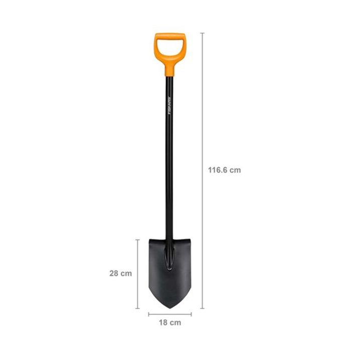Лопата Fiskars Solid, 117 см, 1.85кг (заміна 1003455) (1066716) изображение 10