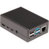 Корпус для Микро ПК Raspberry Pi Pi 4B Black Aluminium Alloy (RA759)