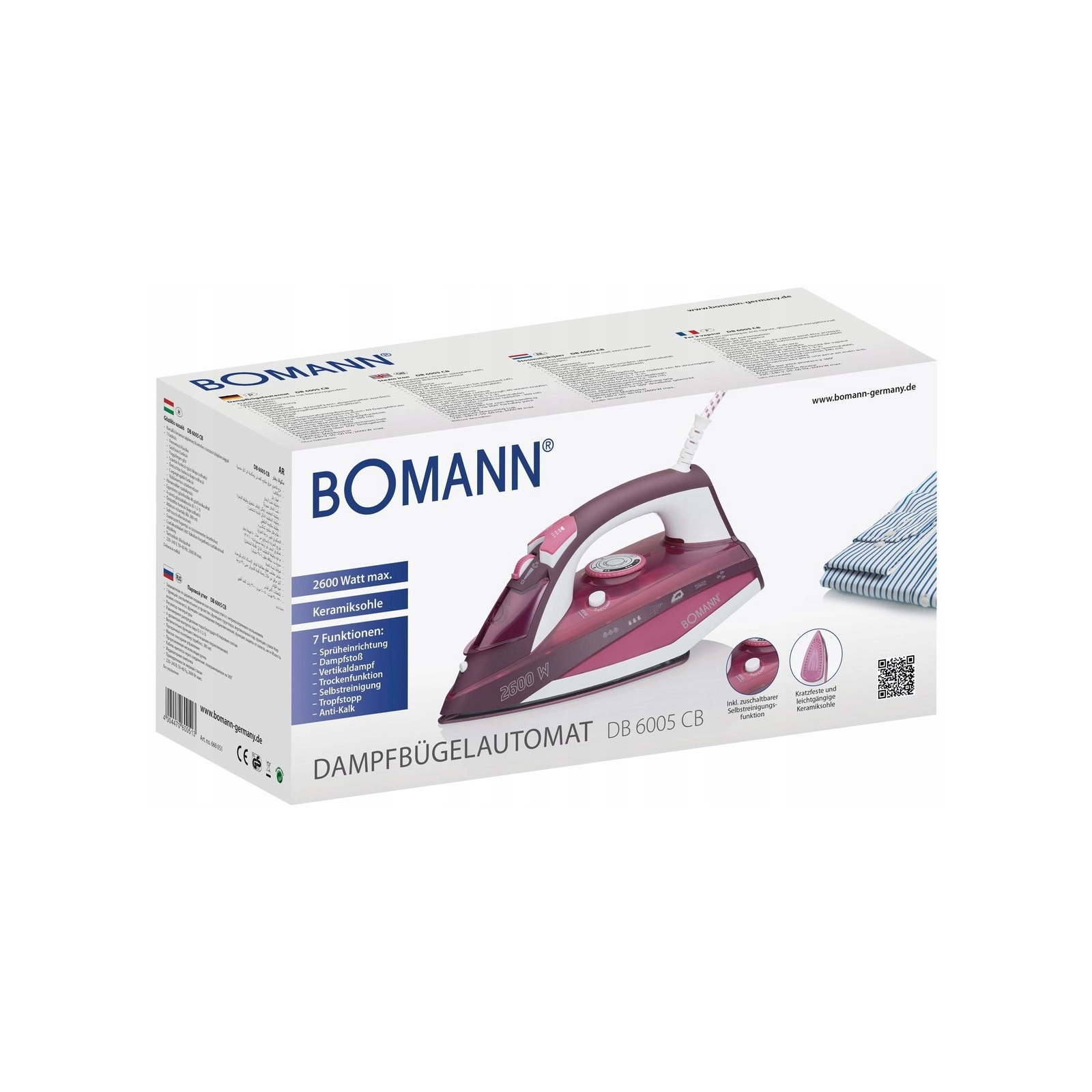 Праска Bomann DB 6005 CB (DB6005CB) зображення 3
