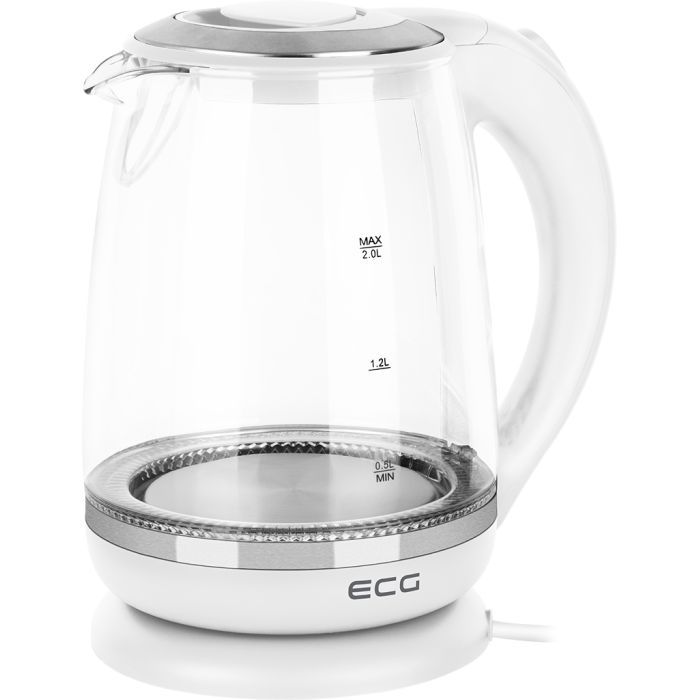 Електрочайник ECG RK 2020 White Glass (RK2020 White Glass) зображення 2