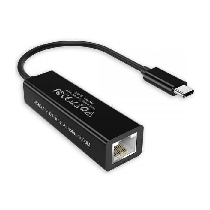 Адаптер USB-C to Gigabit Ethernet Choetech (HUB-R01)