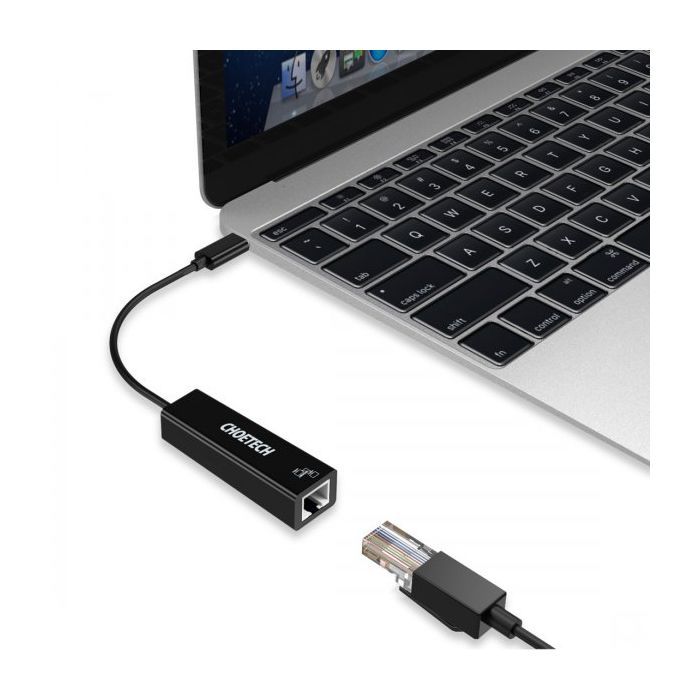 Адаптер USB-C to Gigabit Ethernet Choetech (HUB-R01) изображение 5