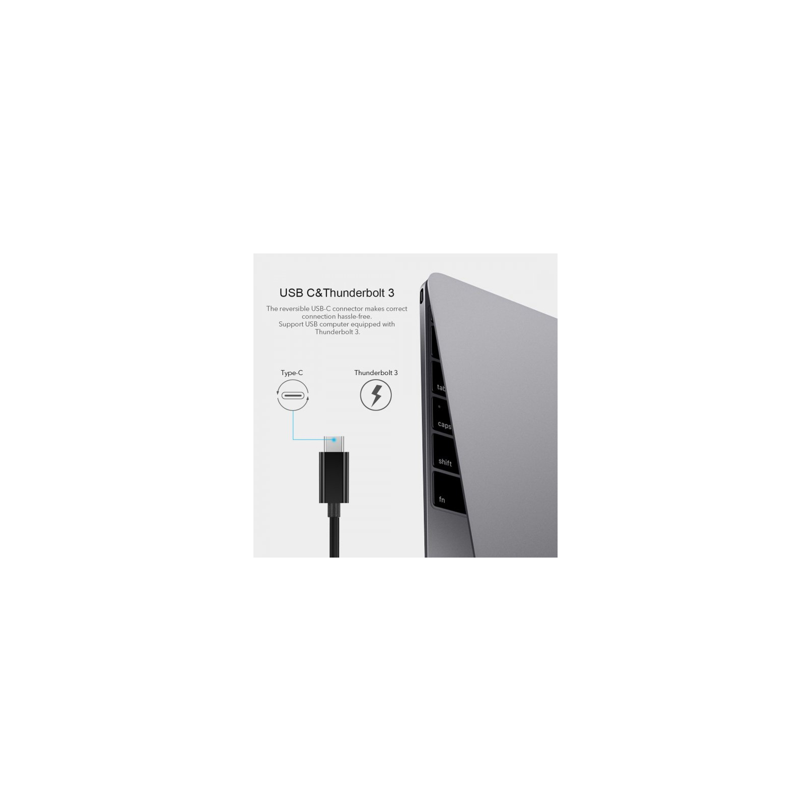 Адаптер USB-C to Gigabit Ethernet Choetech (HUB-R01) изображение 7
