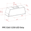 Вытяжка кухонная Weilor PPE 5265 SS 1250 LED Strip изображение 11