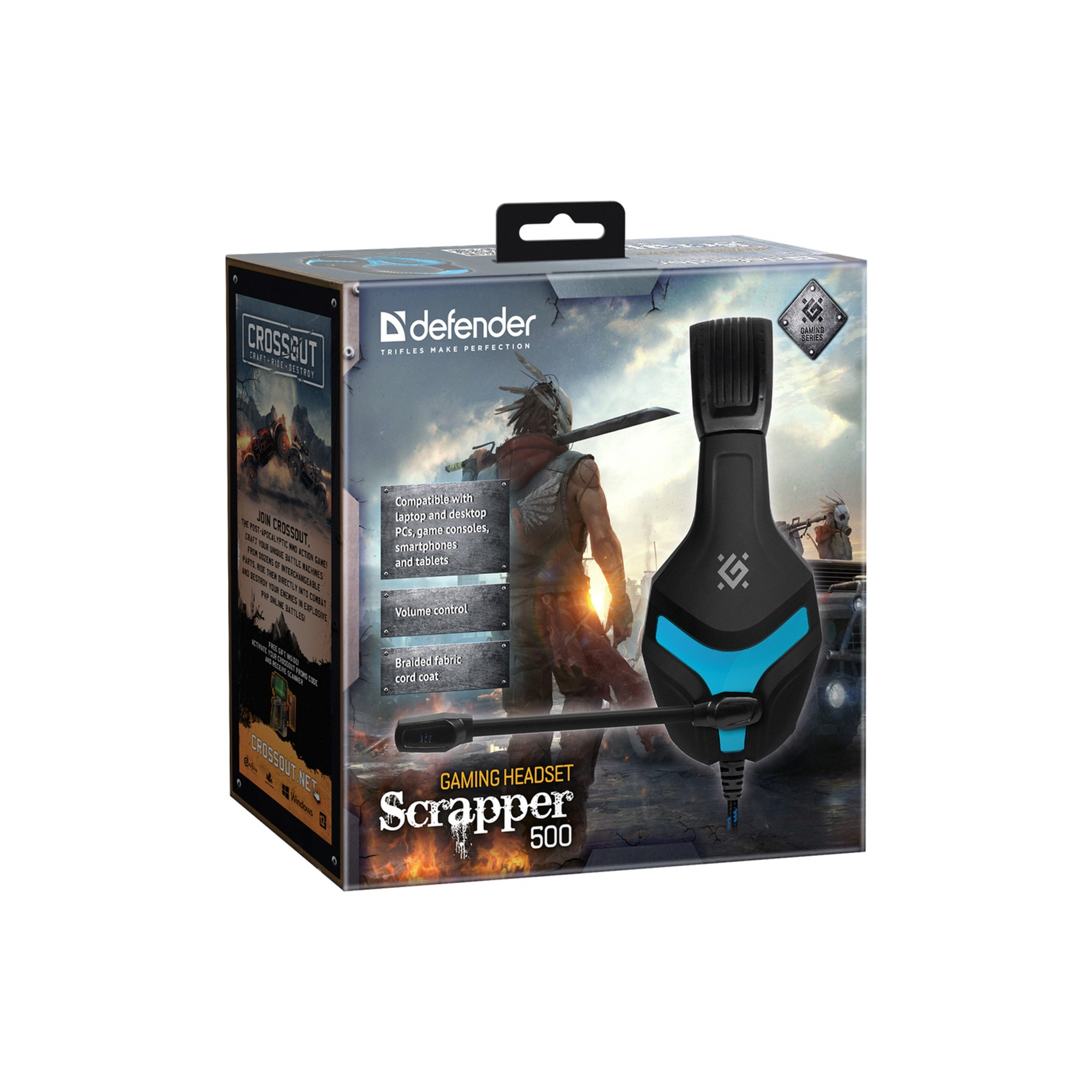 Навушники Defender Scrapper 500 Blue-Black (64501) зображення 8
