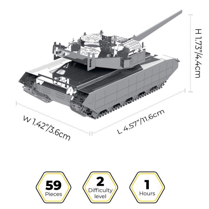 Конструктор Metal Time колекційна модель Oplot T-84 (MT058) зображення 2