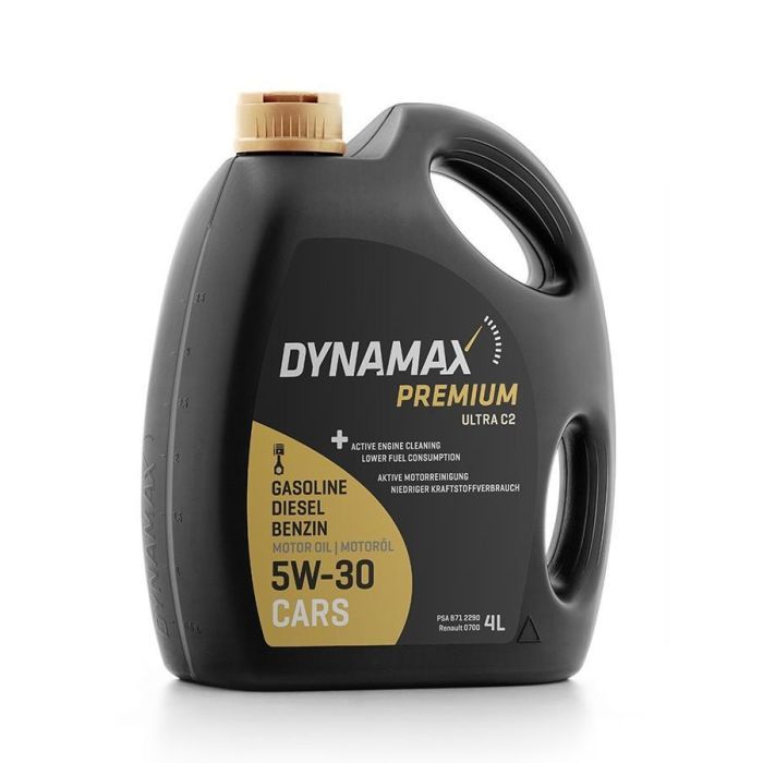 Моторное масло DYNAMAX PREMIUM ULTRA C2 5W30 4л (502047)