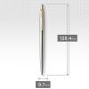 Ручка кулькова Parker JOTTER 17 UKRAINE SS GT BP Тризуб ЗСУ (16032_T039b) зображення 4