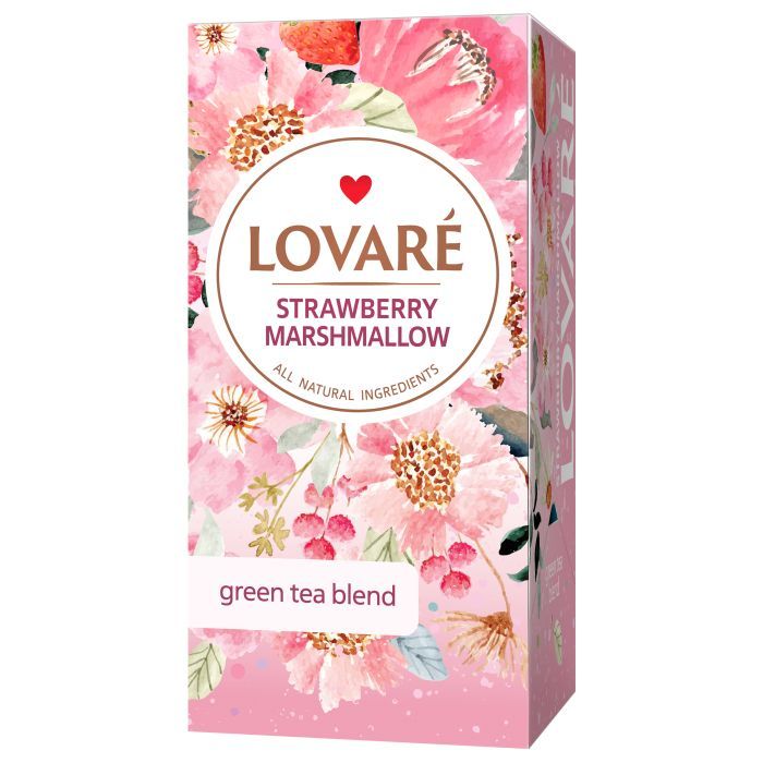 Чай Lovare Strawberry marshmallow 24х1.5 г (lv.79853)