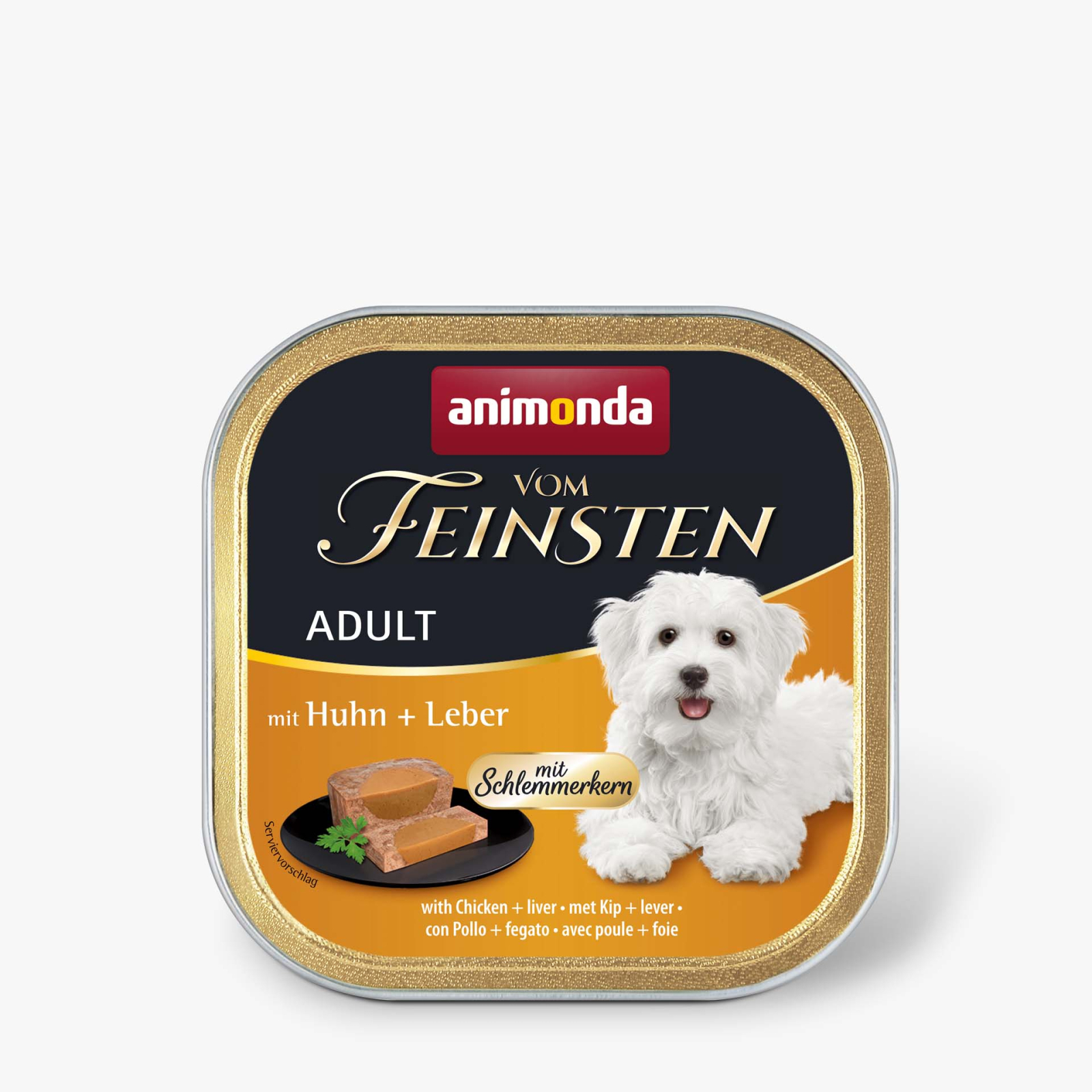 Консерви для собак Animonda Vom Feinsten Adult with Chicken + liver 150 г (4017721823005)
