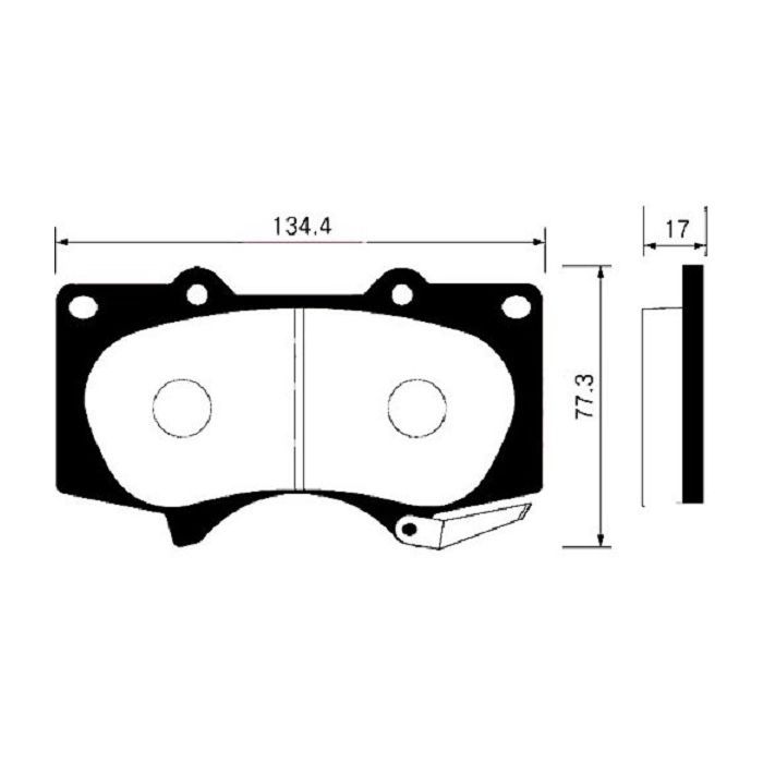 Тормозные колодки HI-Q SP2033