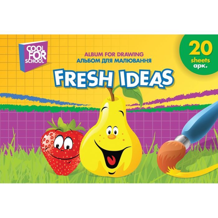 Альбом для малювання Cool For School на пружині, 20 аркушів (CF60903-07)