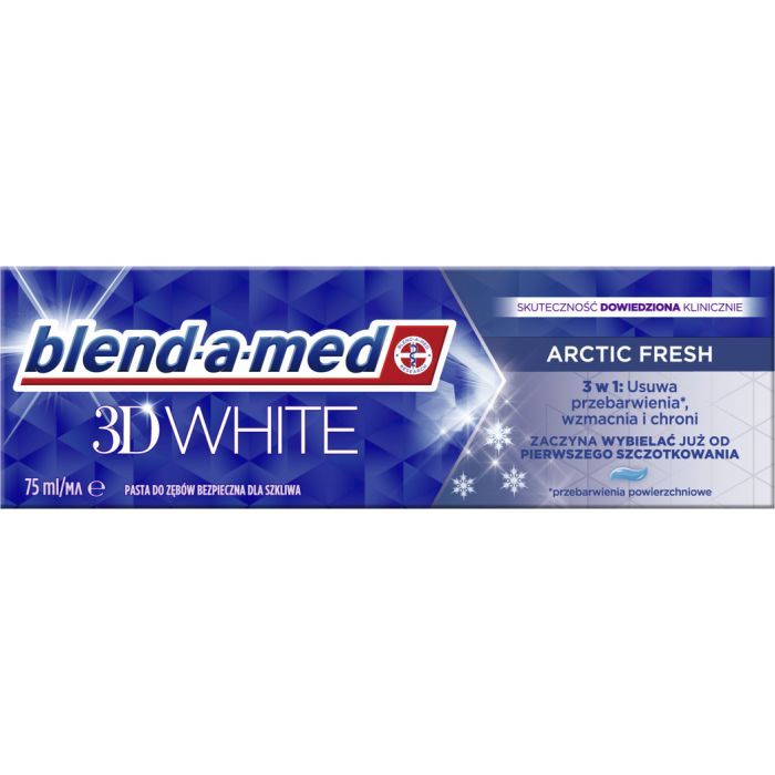 Зубная паста Blend-a-med 3D White Арктическая свежесть 75 мл (8006540793039) изображение 2