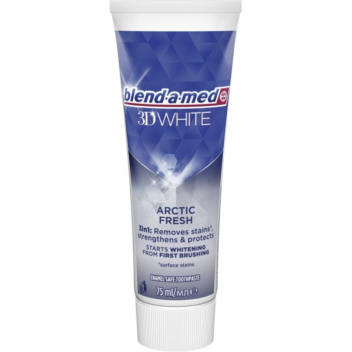 Зубная паста Blend-a-med 3D White Арктическая свежесть 75 мл (8006540793039) изображение 3