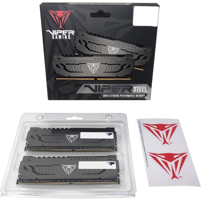 Модуль памяти для компьютера DDR4 16GB (2x8GB) 3600 MHz Viper Steel Patriot (PVS416G360C8K) изображение 3